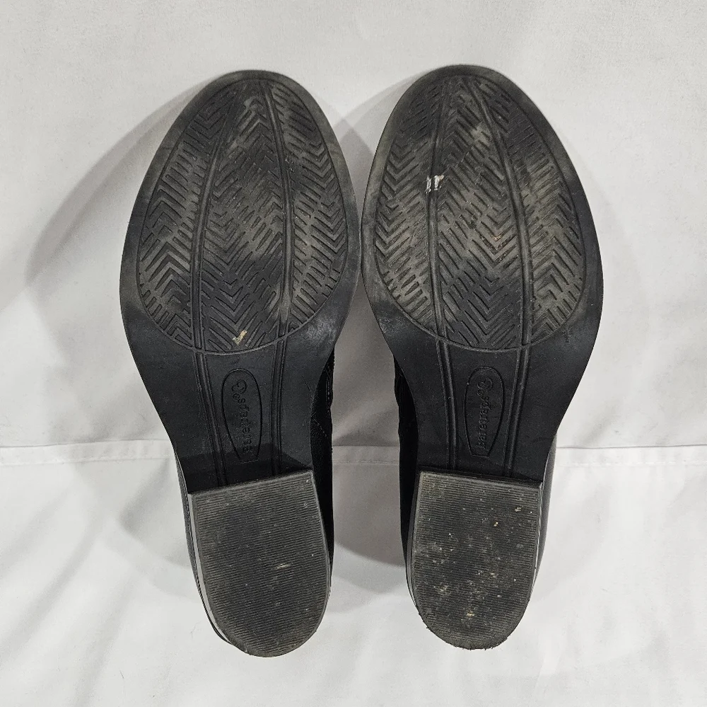 Baretraps Lidian Black Block Heel Booties Womens Size 8.5